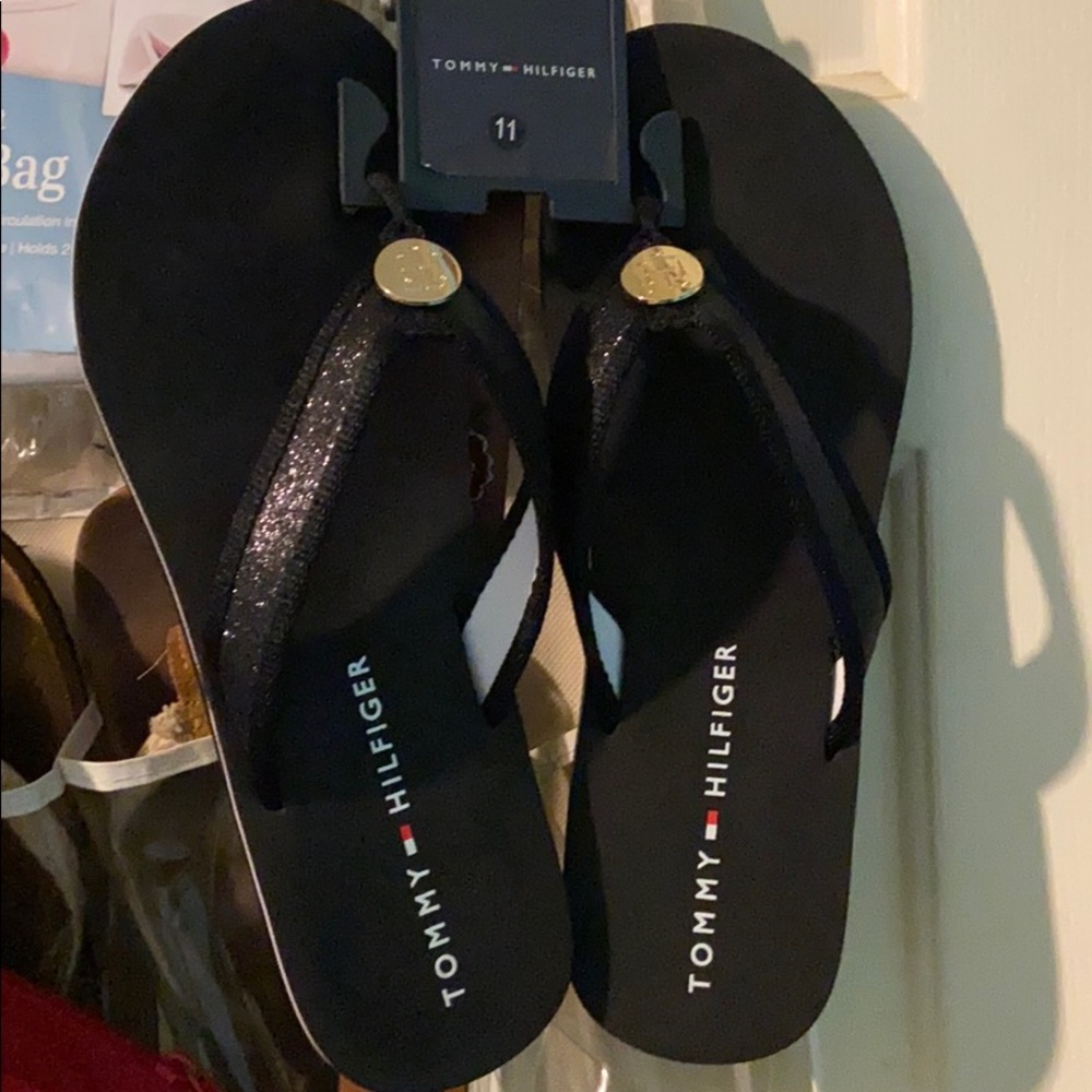 Tommy Hilfiger Black Sandals!